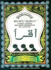 BUKU IQRO' CARA CEPAT BELAJAR MEMBACA AL-QURAN