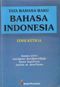 TATA BAHASA BAKU BAHASA INDONESIA EDISI KETIGA