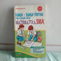 RUMUS - RUMUS PENTING DAN CONTOH SOAL MATEMATIKA SMA