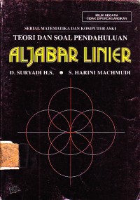 TEORI DAN SOAL PENDAHULUAN ALJABAR LINIER