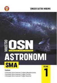 MAESTRO OSN ASTRONOMI SMA VOLUME 1