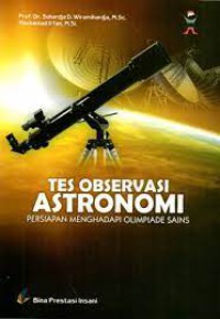 TES OBSERVASI ASTRONOMI : PERSIAPAN MENGHADAPI OLIMPIADE SAINS