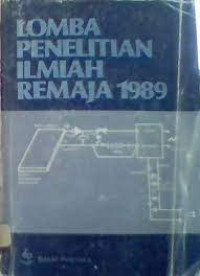 LOMBA PENELITIAN ILMIAH REMAJA 1989