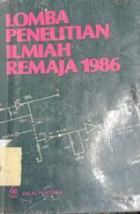 LOMBA PENELITIAN ILMIAH REMAJA 1986