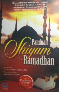 PANDUAN SHIYAM RAMADHAN