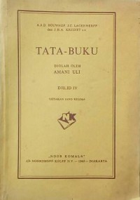 TATA BUKU DJILID IV