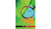 TEKNIK PEMBELAJARAN BAHASA DAN SASTRA