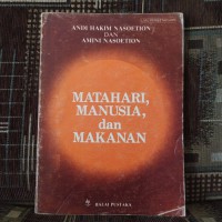 MATAHARI MANUSIA DAN MAKANAN