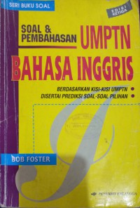 SOAL & PEMBAHASAN UMPTN BAHASA INGGRIS