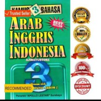 KAMUS 3 BAHASA ARAB, INGGRIS, INDONESIA