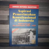 ASPIRASI PEMERINTAH KONSTITUSIONAL DI INDONESIA