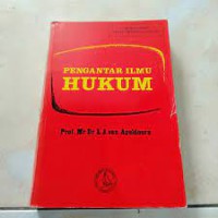 PENGANTAR ILMU HUKUM