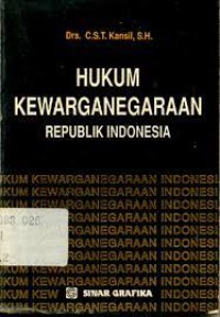 HUKUM KEWARGANEGARAAN REPUBLIK INDONESIA