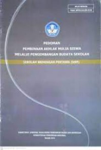 PEDOMAN PEMBINAAN AKHLAK MULIA SISWA MELALUI KEGIATAN EKSTRAKURIKULER